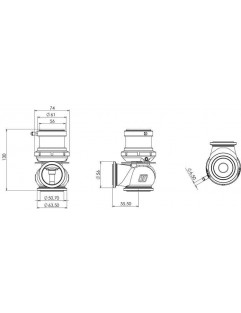 Turbosmart Wasmegate hypergate 45mm 2,4 bar