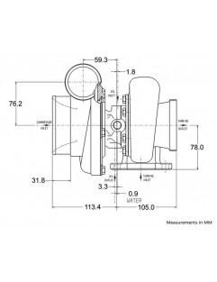 Garrett GT3582R Super Core turbocharger