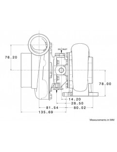 Garrett GTW3476 Super Core turbocharger