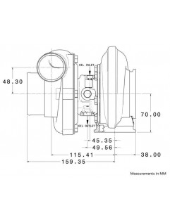 Garrett GTX2967R Super Core turbocharger