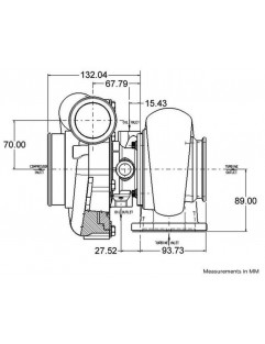 Garrett GTX4088R Super Core turbocharger