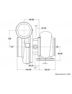 Garrett GTX4294R Super Core turbolader