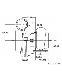 Garrett GTX4508R Super Core turbolader