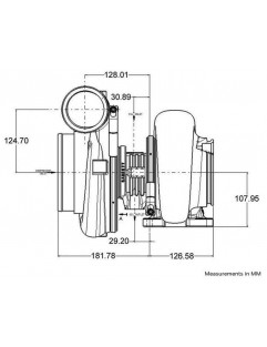 Garrett GTX5008R Super Core turbocharger