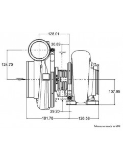 Garrett GTX5018R Super Core turbocharger