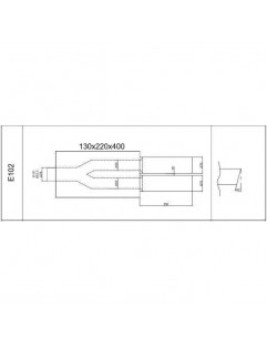 Slutdæmper 63mm RM