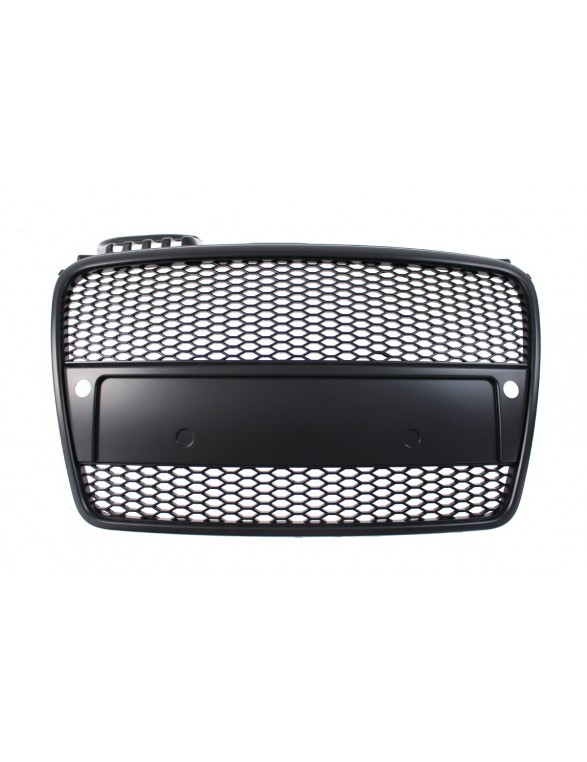 Grill AUDI A4 B7 RS-Style Black (05-08) PDC