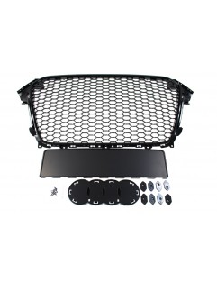 GRILL AUDI A4 B8 RS-STYLE BRIGHT BLACK (12-15)