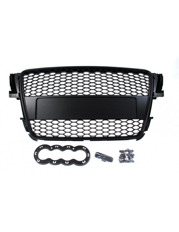 Grill AUDI A5 8T RS-Style Black (07-10) PDC