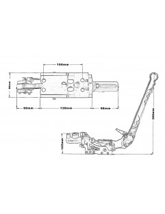 TurboWorks Professional Race Black hydraulic handbrake