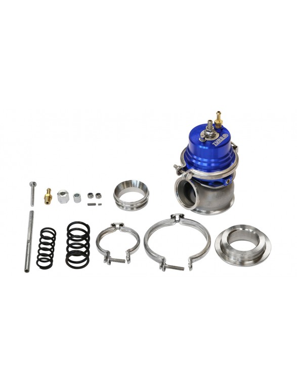 External Wastegate TurboWorks 50mm 1.6 Bar V-Band Blue