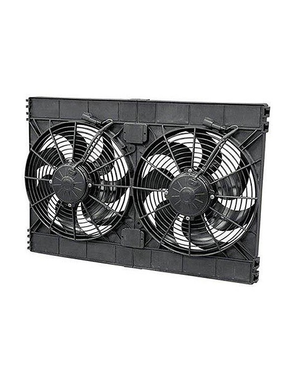 SPAL 305MM DUAL højeffektiv sugeventilator