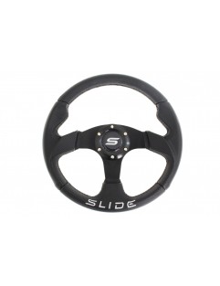 Steering wheel SLIDE 320mm Offset: 20mm BLACK leather
