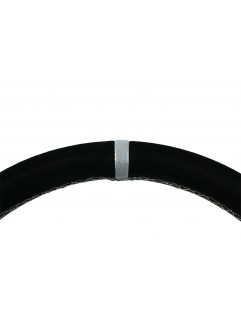 Rattslist 350mm Offset: 80mm Suede Silver Strip