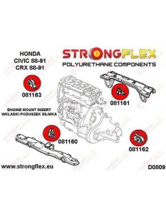 Front engine mount insert