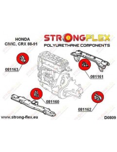 Right side engine mount insert