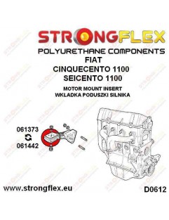 Engine mount insert / timing