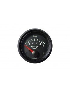 Oil pressure gauge VDO 5 Bar 52mm 12V