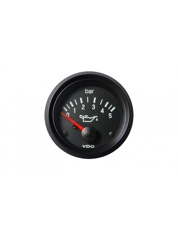 Oil pressure gauge VDO 5 Bar 52mm 12V