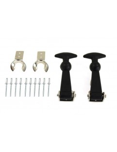 PRO Black lapel clasps