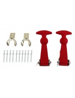 PRO Red lapel clasps