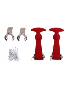 PRO Red lapel clasps