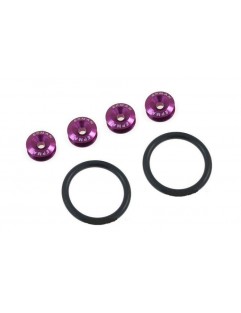 Clasps Bumper Grips Quick Release Purple Flaps