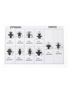 Set of Studs for Mounting Clips 280 pcs