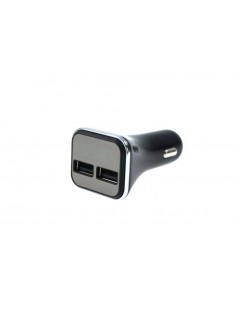 Car charger 12-24V 2xUSB 4.8A LED