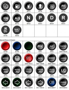 Ecumaster CAN BUS keypad - 1 key (special)