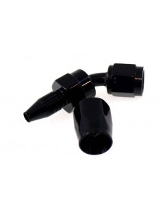 45 ° AN6 terminal clamp BLACK