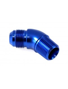 Full Flow 45 ° Coupling AN10 3/4 "-14NPT