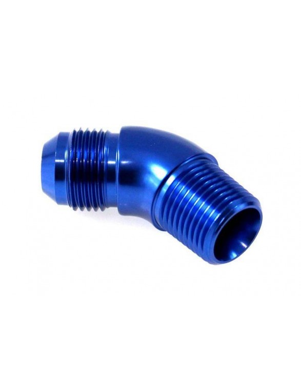 Full Flow 45 ° Coupling AN10 3/4 "-14NPT