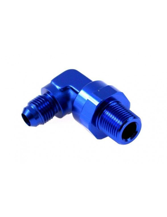 Male 90 ° fitting AN6 1/2 "-14NPT