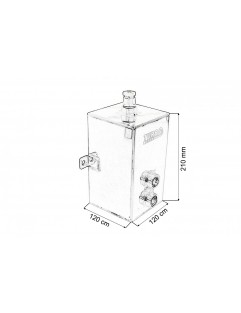 Olietank 3L AN12 TurboWorks med filter