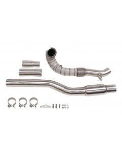 AUDI S3 VW GOLF VII R 2.0T downpipe + heat shield