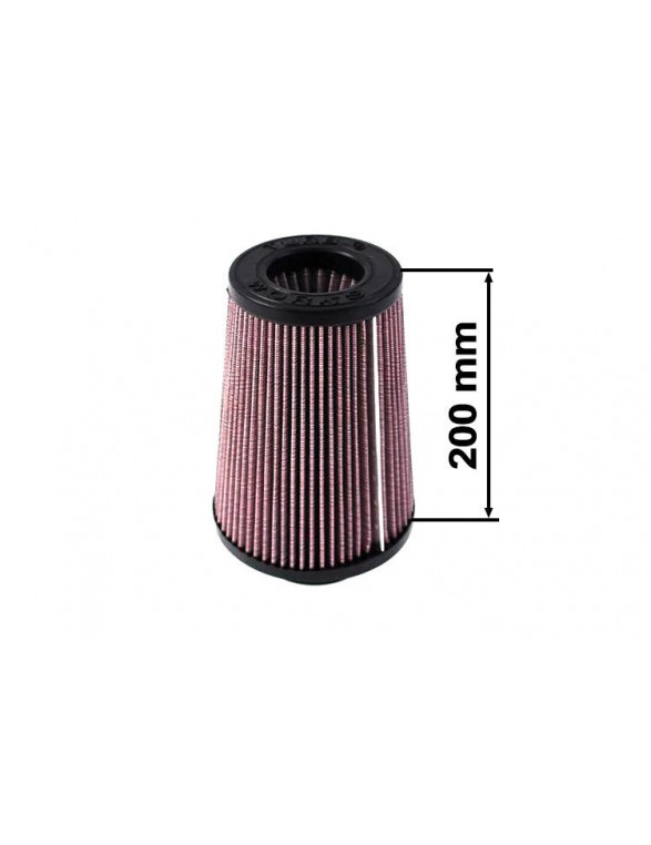 Conical filter TURBOWORKS H: 200mm OPEN: 101mm Purple