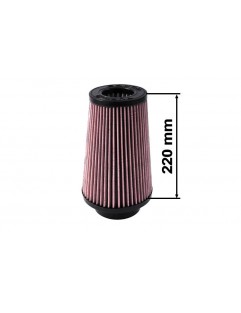 Conical filter TURBOWORKS H: 220mm OPEN: 101mm Purple