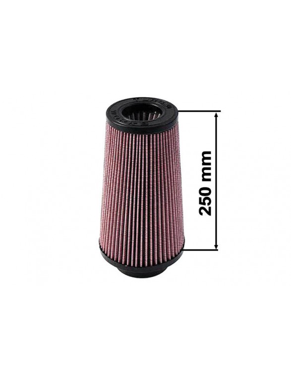 Conical filter TURBOWORKS H: 250mm OPEN: 80-89mm Purple