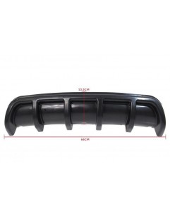 Universal Black 66CM Rear Bumper Diffuser