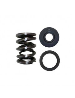 Set of double valve springs, steel valve cups and valve seats (Nissan KA24DE)