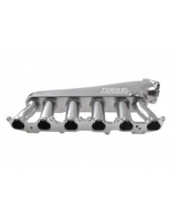 Toyota 1 FZ inlet manifold with a fuel rail and a 90mm throttle