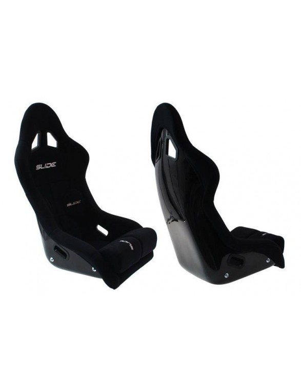 Sports seat SLIDE GT FIA Suede Black