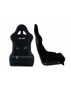 Sports seat SLIDE GT FIA Suede Black