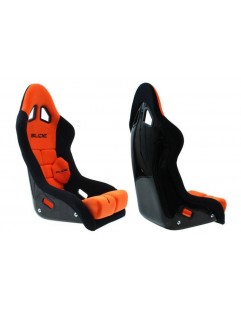 Sports seat SLIDE GT FIA Suede Orange