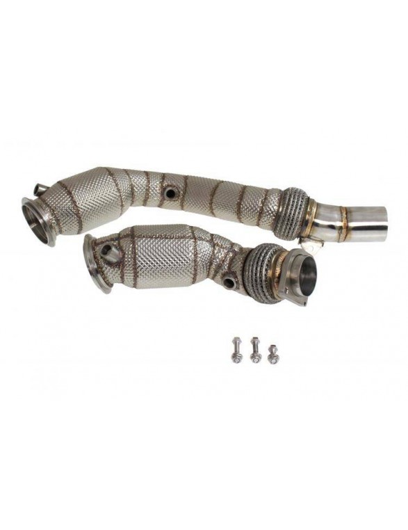 Downpipe BMW F82 F83 M4 S55 2013+ Kat 200cell Heat Shield