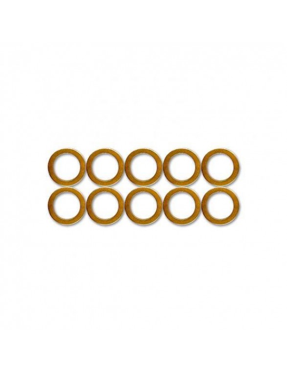 Copper washers - 10mm, 3/8 ", 1/8" 10 pcs