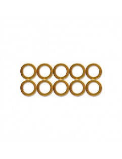 Copper washers - 10mm, 3/8 ", 1/8" 10 pcs