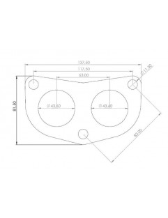 Exhaust gasket Honda Civic D-SeriaTurboWorks