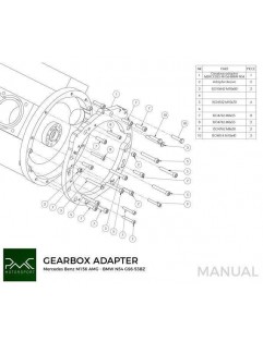 Gearkasse adapter Mercedes-Benz V8 M156 AMG-BMW M57N / M57N2 GS6-53DZ / N54 GS6-53BZ / N52 N53